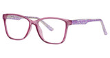 Modern Plastics II Eyeglasses Symbolic purple crystal