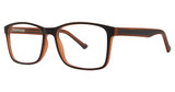 Modern Plastics II Eyeglasses Distance black/brown matte