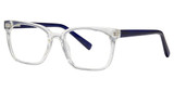 Modern Plastics II Eyeglasses Maintain crystal/navy matte