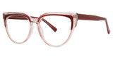 Modern Plastics I Eyeglasses Imply burgundy crystal