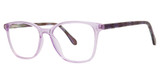 Modern Times Eyeglasses Listen lilac crystal/plum tortoise