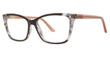 Modern Plastics II Eyeglasses Notice brown
