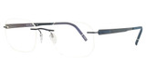 Silhouette Eyeglasses 5555 demo Navy Blue/4540