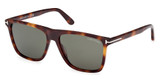 Tom Ford Eyeglasses FT0832 blonde havana / green/53N