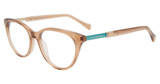 Lucky Brand Eyeglasses VLBD235 Crystal Brown