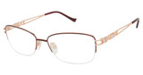 Tura Eyeglasses R233 burgundy/BUR
