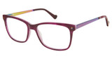 BETSEY JOHNSON Eyeglasses FLASH DANCE Purple/PUR