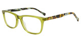 Lucky Brand Eyeglasses VLBD824 Green Crystal