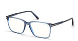 Tom Ford Eyeglasses FT5696-B shiny blue/090