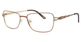 Mademoiselle Eyeglasses MADEMOISELLE MM9270 Mocha/ Gold/C3