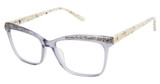 Lulu Guinness Eyeglasses L233 grey/GRY