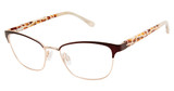 Lulu Guinness Eyeglasses L939 brown/BRN