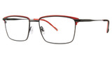 Shaquille O'Neal Eyeglasses Shaquille O'Neal 180M Black/Red/239