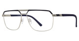 Vivid Eyeglasses BIG AND TALL 24 dark navy/gunmetal