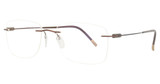 Silhouette Eyeglasses 5561 rectangle harmonious brown/6040