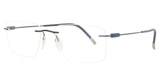 Silhouette Eyeglasses 5561 rectangle trusty blue/4540