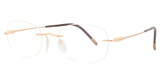 Silhouette Eyeglasses 5561 geometric balanced rose/3530