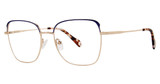Genevieve Boutique Eyeglasses LINGER navy/gold