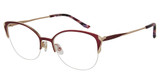 Laura Ashley Eyeglasses IVEY BURGUNDY/BUR