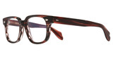 Cutler and Gross Eyeglasses CGOP139952 STRIPED BROWN HAVANA/005
