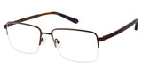 VAN HEUSEN Eyeglasses H203 Brown/BRN
