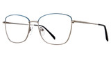 Value Eyeglasses METALFLEX 1046 gunmetal with blue