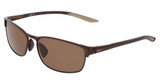 Nike Eyeglasses NIKE MODERN METAL DZ7364 SATIN WALNUT / BROWN/200