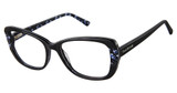 Isaac Mizrahi New York Eyeglasses IM 30063 Black/BK