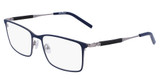 Ferragamo Eyeglasses SF2574 LIGHT RUTHENIUM/BLUE/021
