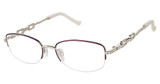 Tura Eyeglasses TE282 lilac/silver/LIL