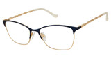 Tura Eyeglasses R139 navy/ gold/NAV