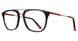 ECKO Unltd Eyeglasses ECKO711 Black/Red/BLACK/RED
