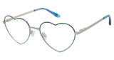 Lulu by Lulu Guinness Eyeglasses LK046 teal/mint/TEA