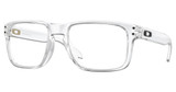 Oakley Frame Eyeglasses OX8100F HOLBROOK RX A POLISHED CLEAR/810003