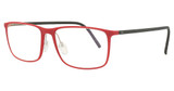 Silhouette Eyeglasses 2955 Red Coral/3060