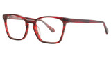 David Spencer Eyewear Eyeglasses Bancroft Ave. Electric Cherry/1278