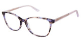 Nicole Miller Eyeglasses MOROCCO BLUE/MAUVE/GREY/C01