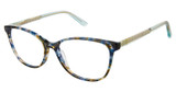 Nicole Miller Eyeglasses MOROCCO TEAL/GREY/BROWN/C02