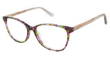 Nicole Miller Eyeglasses MOROCCO PURPLE/GREEN/C03