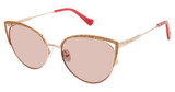 BETSEY JOHNSON Eyeglasses THE GLITTER GIRLS Rose/ROS