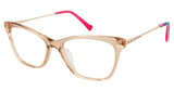 BETSEY JOHNSON Eyeglasses SUPERNOVA Tan/TAN