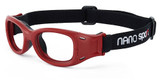 Nano Eyeglasses NSP12 MATTE RED BLACK/5