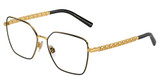 DOLCE & GABBANA Eyeglasses DG1351 GOLD/BLACK/1334
