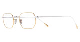 Cutler and Gross Eyeglasses AUOP000548RG RHODIUM/GOLD 24 KT/004
