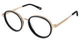 Kliik:denmark Eyeglasses K-761 BLACK GOLD/M400