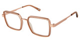Kliik:denmark Eyeglasses K-762 ROSEWOOD ROSE GOLD/S409