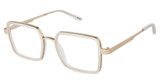 Kliik:denmark Eyeglasses K-762 CRYSTAL GOLD/S413