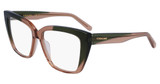 Ferragamo Eyeglasses SF2939N TRANSPARENT KHAKI/LIGHT BROWN/326
