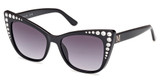 Guess? Eyeglasses GM00000 shiny black / gradient smoke/01B