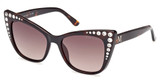 Guess? Eyeglasses GM00000 dark havana / gradient brown/52F